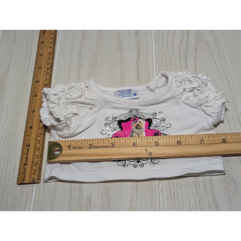 Build a bear workshop clothes‎ pink black coat skirt dog shirt pants lot